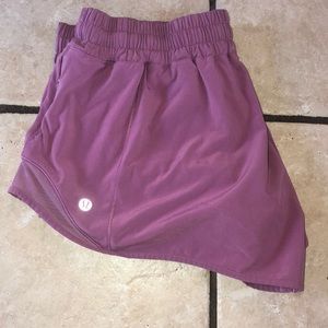 Lulu lemon hotty hot shorts